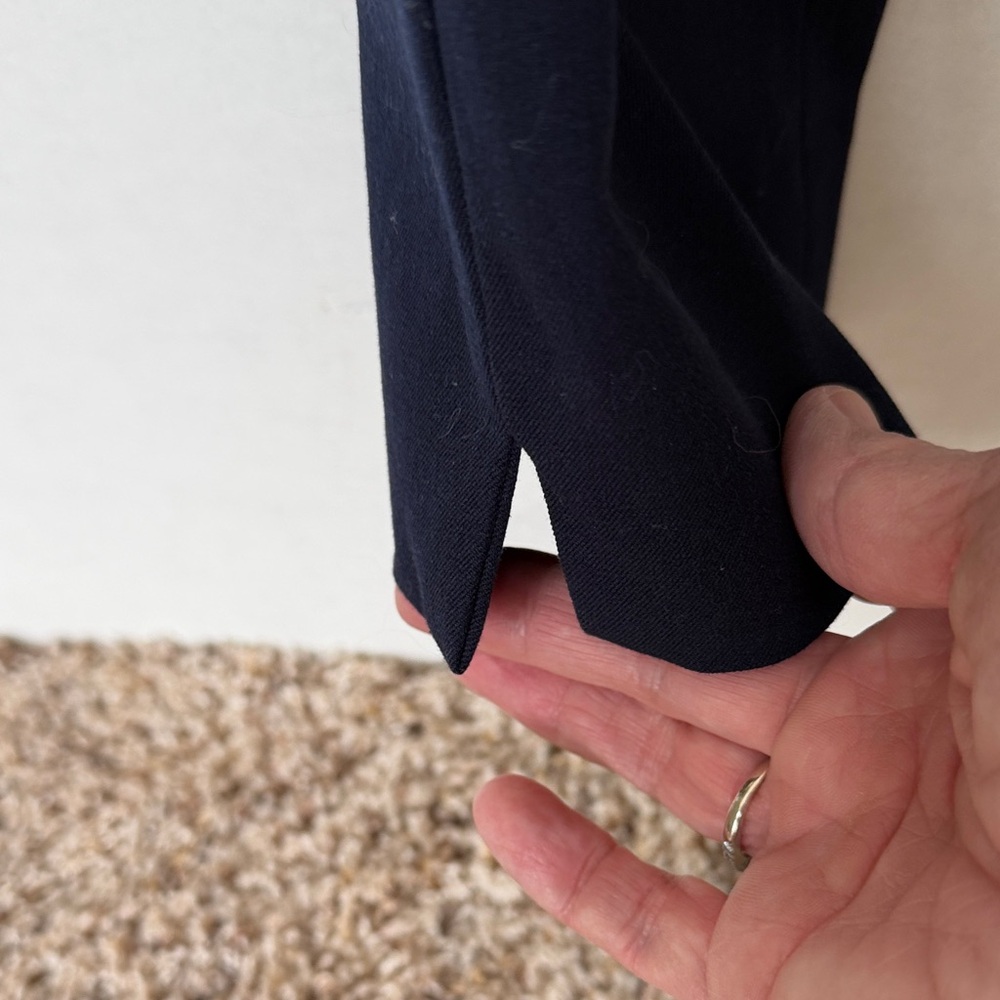 Talbots Navy Chatham Ankle Pant - Picture 4 of 5